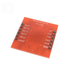 TLP281 4-Channel Opto-isolator IC Module For Arduino Expansion Board High And Low Level Optocoupler Isolation 4 Channel